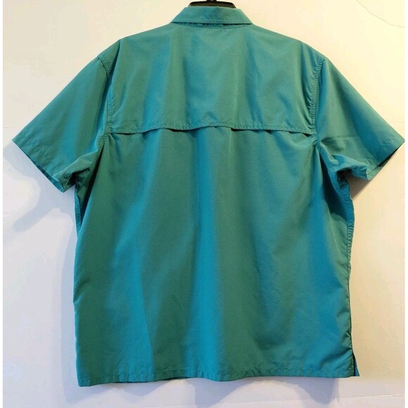 Men's Eddie Bauer Size XL Blue Fishing/Outdoors/Performance Button Front Shirt - Picture 3 of 8